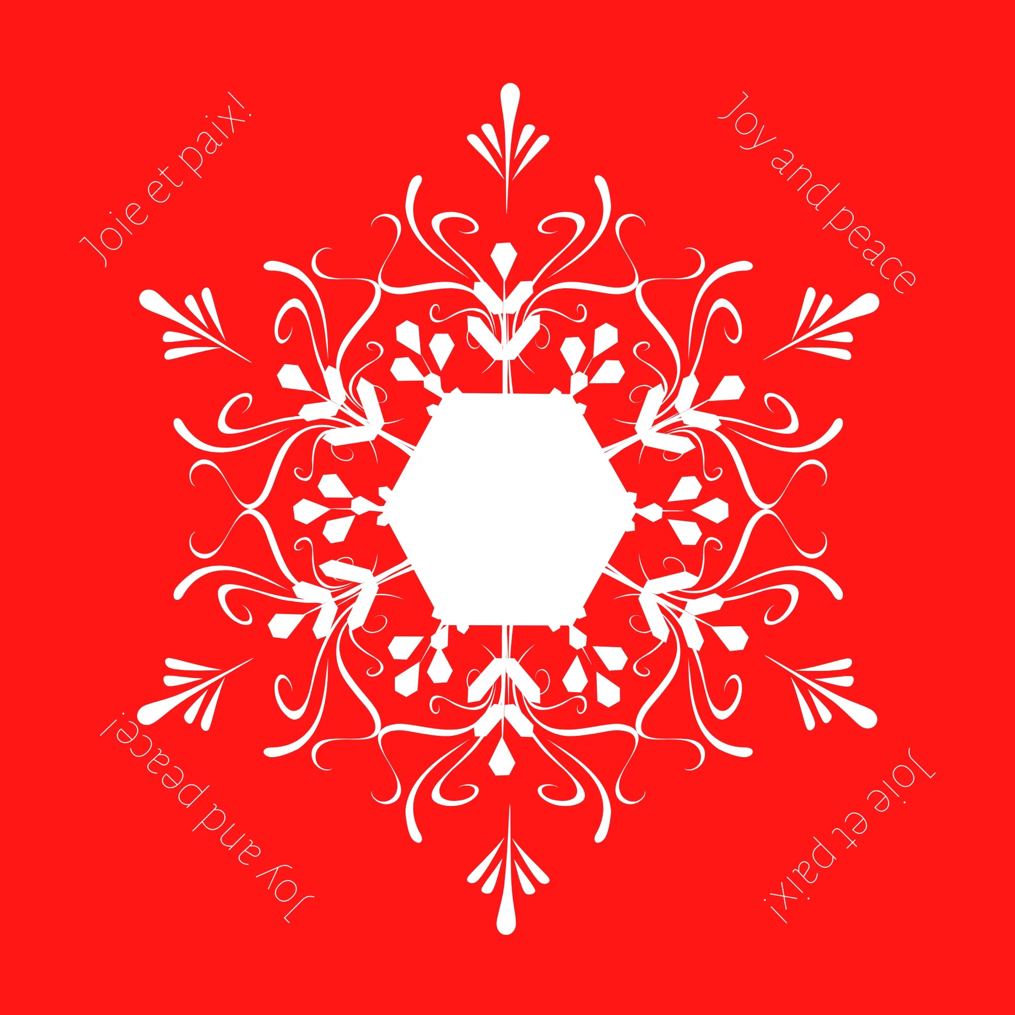 PQT 4 SERVIETTES FLOCONS