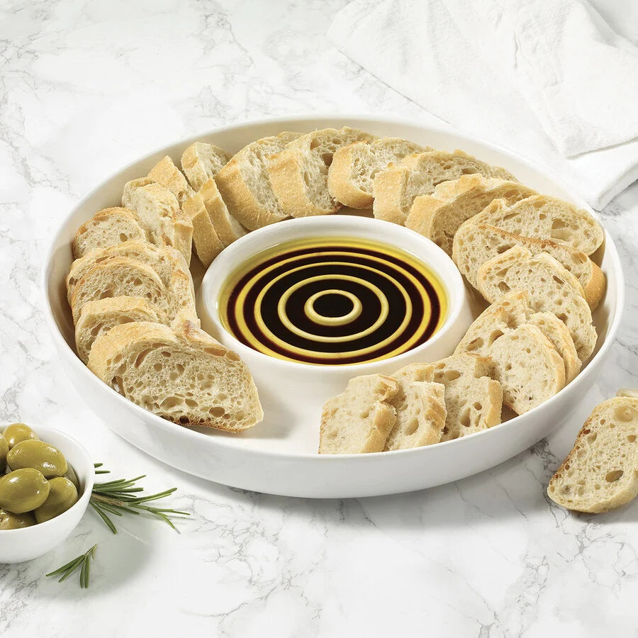 ASSIETTE MOUILLETTE PORCELAINE 12'' RICARDO