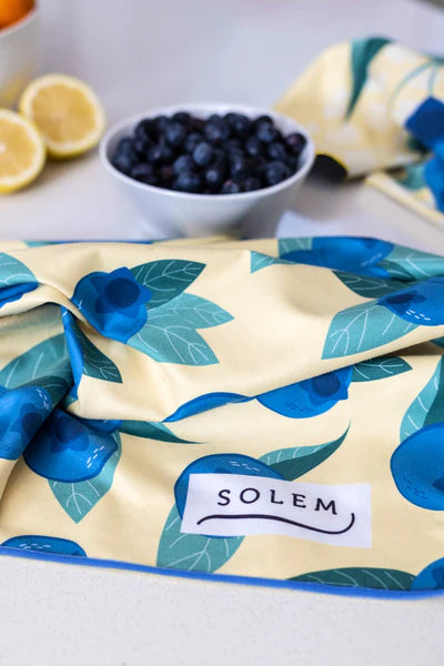 2 LINGES VAISSELLE MICROFIBRE - LES BLEUETS