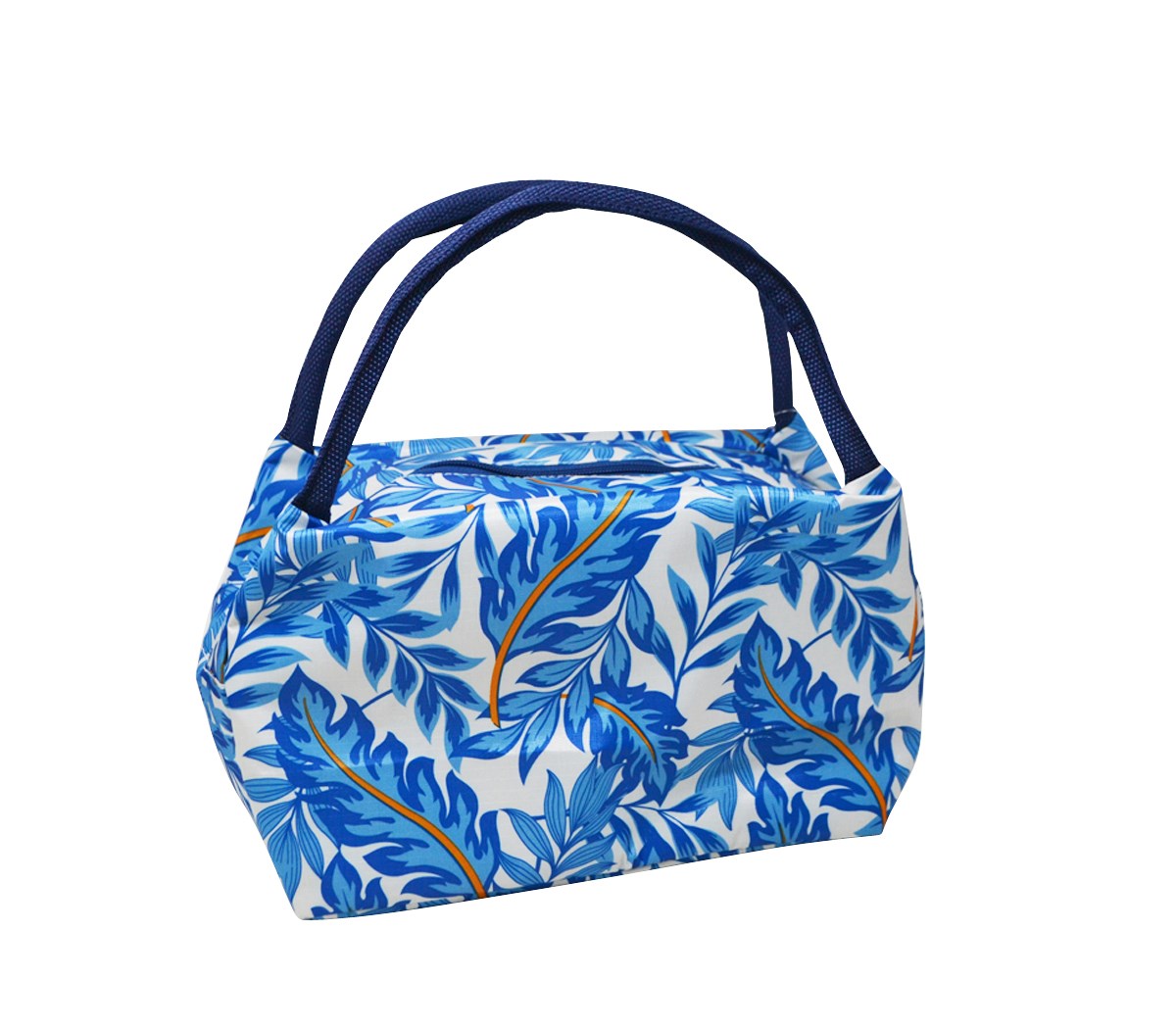 SAC A LUNCH FEUILLES BLEUES