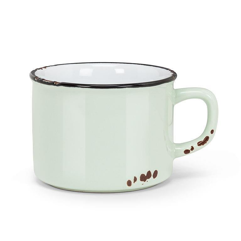 TASSE ENAMEL CAP. 8 OZ MENTHE