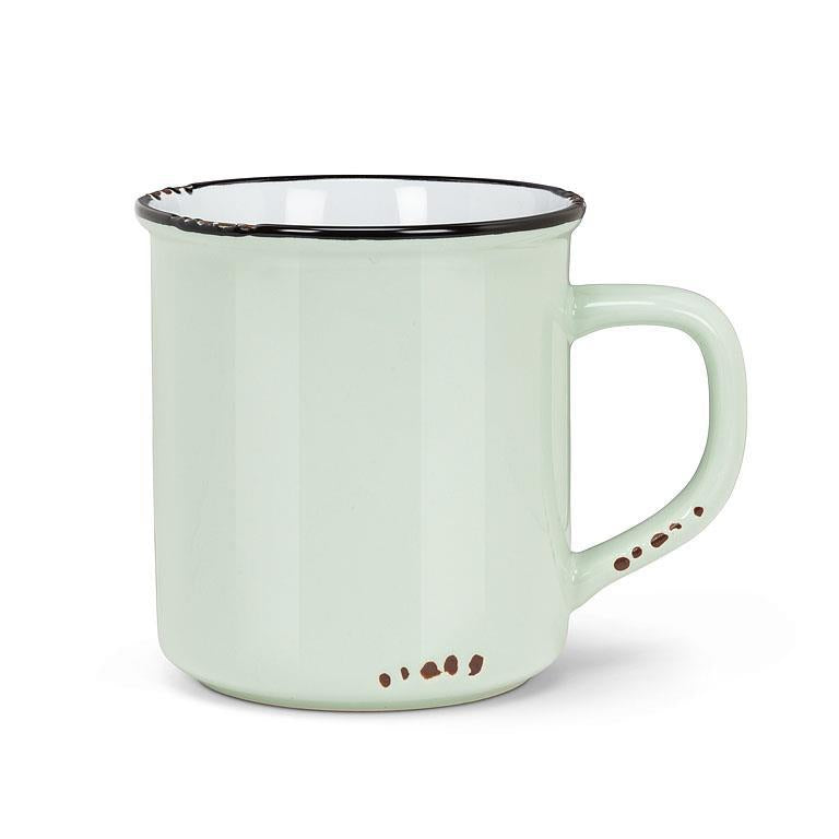TASSE ENAMEL MENTHE 14 OZ