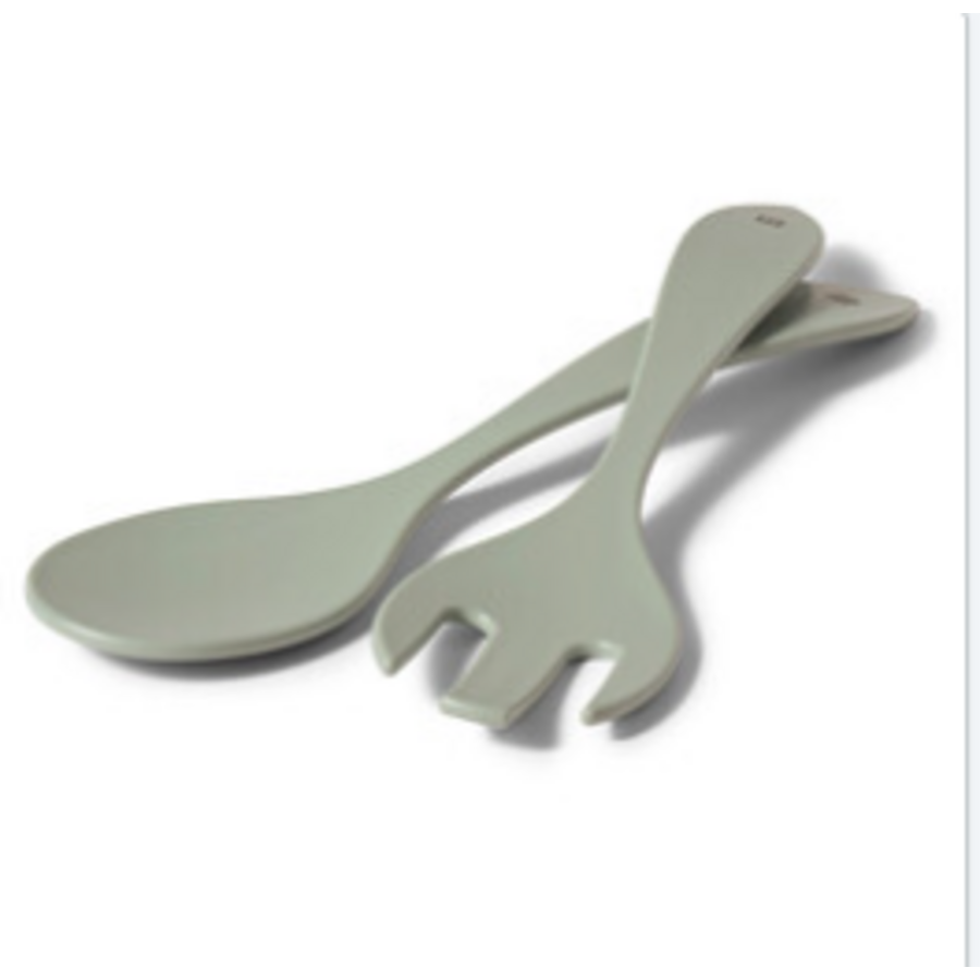 ENS. 2 USTENSILES À SALADE VERTS EN RPET RICARDO