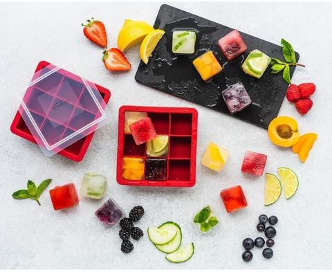 ENS. 2 MOULES GLACONS COUV.