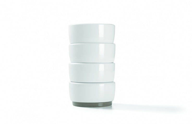 ENS. 4 RAMEQUINS EMPILABLE 187,5 ML RICARDO