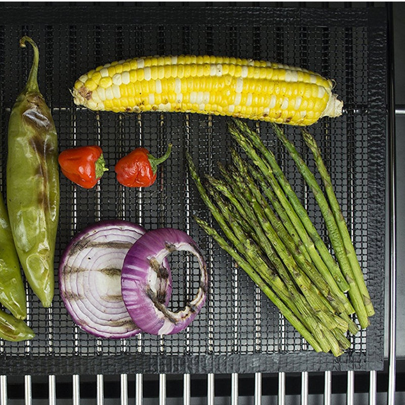 ENS. 2 TAPIS DE GRIL EN MAILLE 47.5 X 29CM