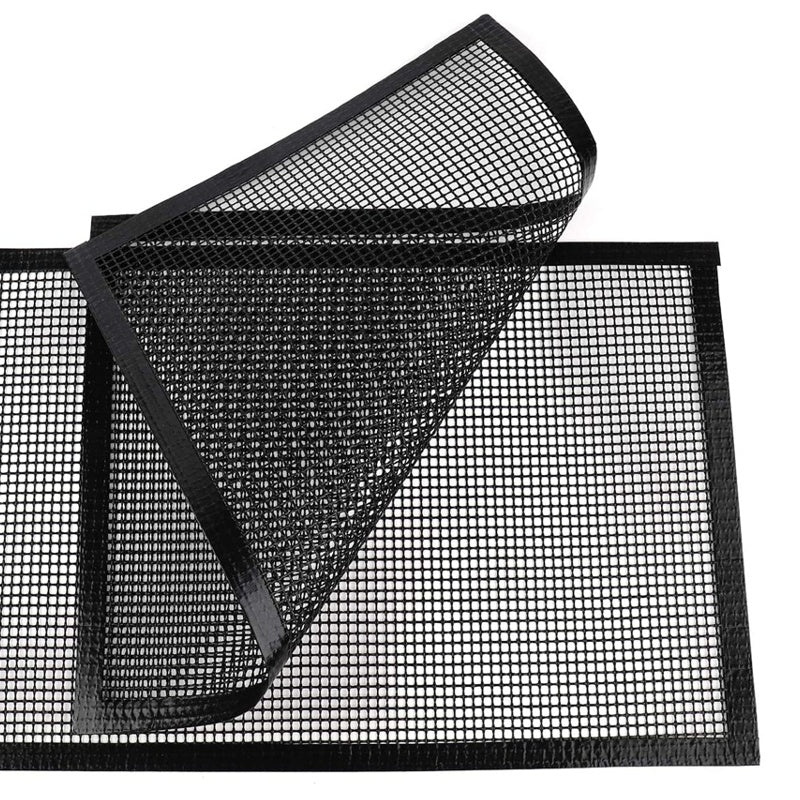 ENS. 2 TAPIS DE GRIL EN MAILLE 47.5 X 29CM