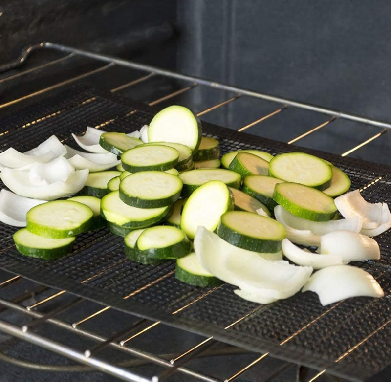 ENS. 2 TAPIS DE GRIL EN MAILLE 47.5 X 29CM