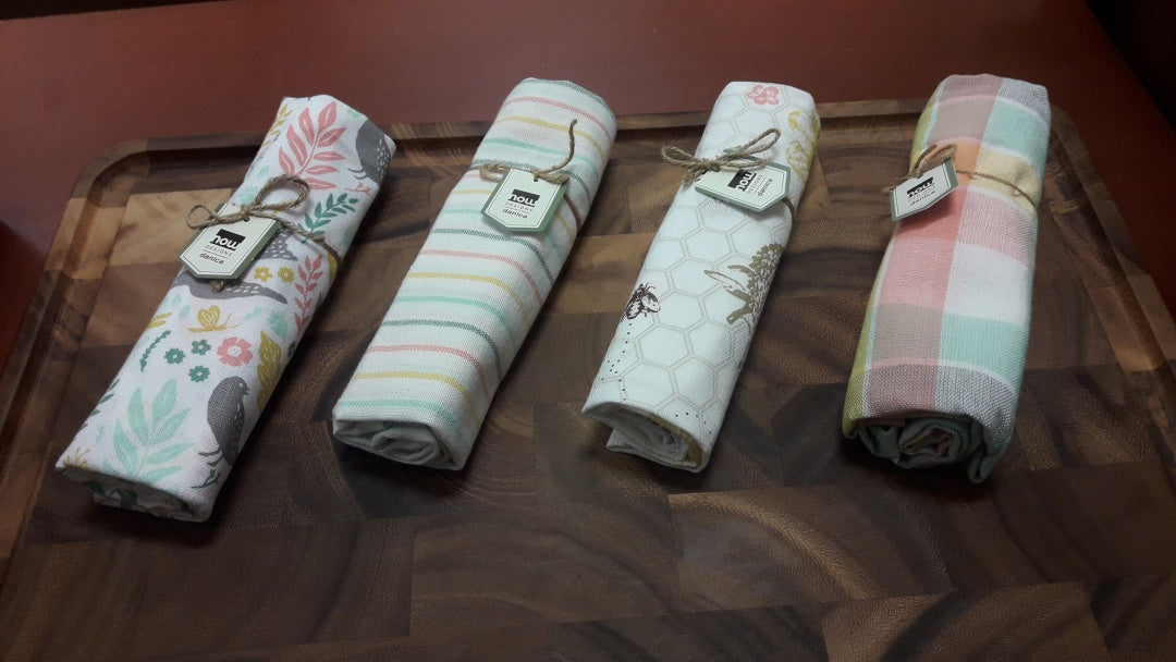 LINGE À VAISSELLE 18X26'' ABEILLES/PAPILLONS