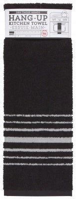 SERVIETTE À MAIN NOIRE