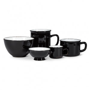 TASSE ESPRESSO ENAMEL NOIRE