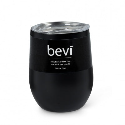 GOBELET ISOLE INOX BEVI NOIRE 12 OZ