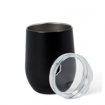 GOBELET ISOLE INOX BEVI NOIRE 12 OZ
