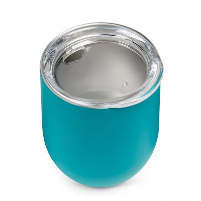 GOBELET ISOLE INOX BEVI TURQUOISE 12OZ