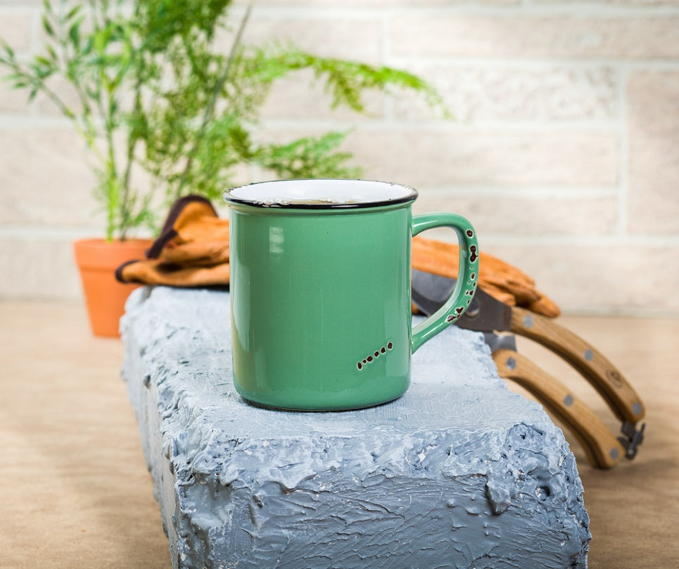 TASSE ENAMEL FOREST 14 OZ