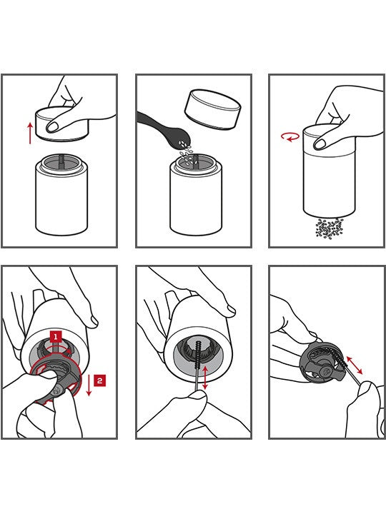 MOULIN GRAINE LIN NATUREL NAKA PEUGEOT