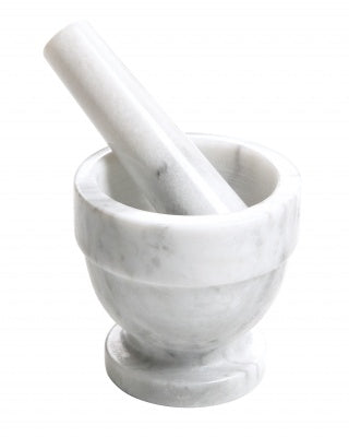 MORTIER/PILON MARBRE BLANC