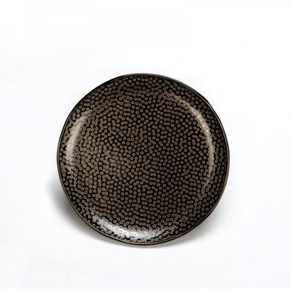 ASSIETTE A CANAPE 15CM NOIR