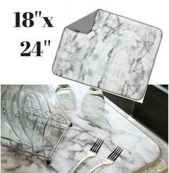 TAPIS DE SECHAGE MARBRÉ 18X24