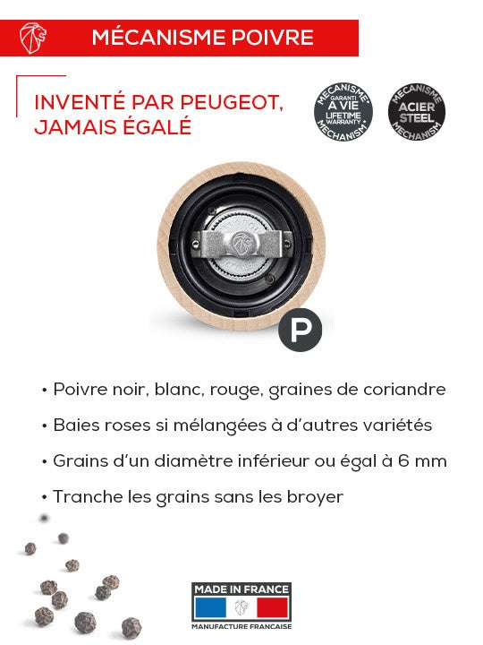 MOULIN POIVRE 22CM NOIR MAT U SELECT