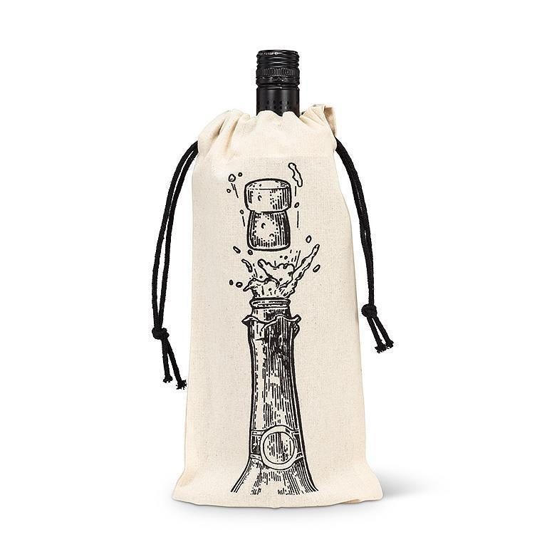 SAC TISSU POUR BOUTEILLE CHAMPAGNE