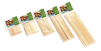 PQT 100 BROCHETTES EN BAMBOU 12''