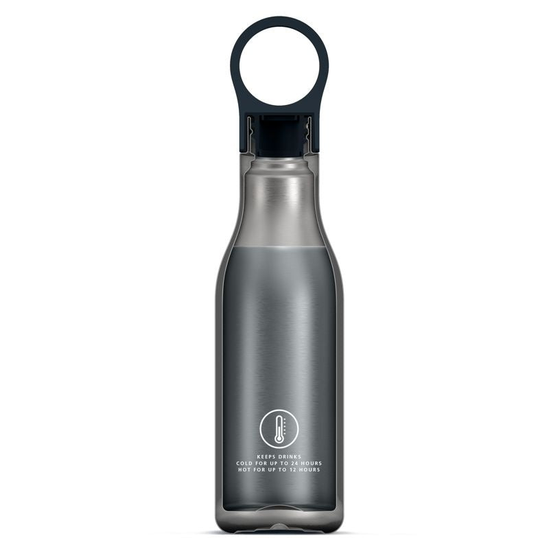 BOUTEILLE LOOP INOX 500ML BLEUE