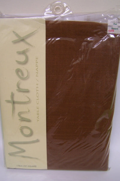 NAPPE 70" CARRÉE BRONZE