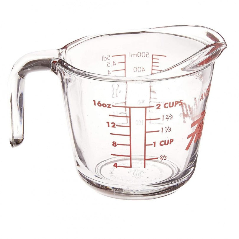 TASSE MESURER VERRE 2T 500ML 16OZ