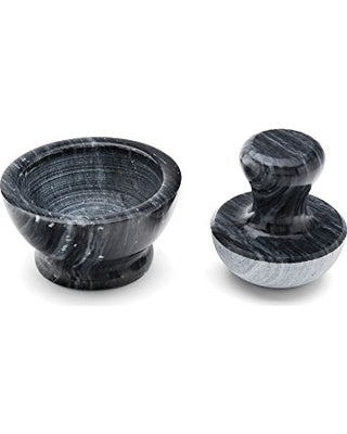 PETIT MORTIER MARBRE 4X4'' NOIR