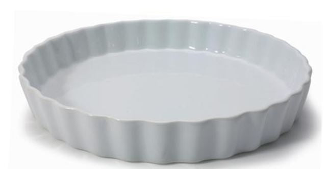 ASSIETTE QUICHE 25CM BLANCHE