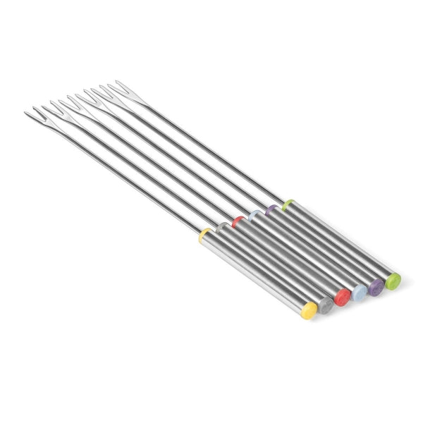 BTE 6 FOURCHETTES FONDUE INOX