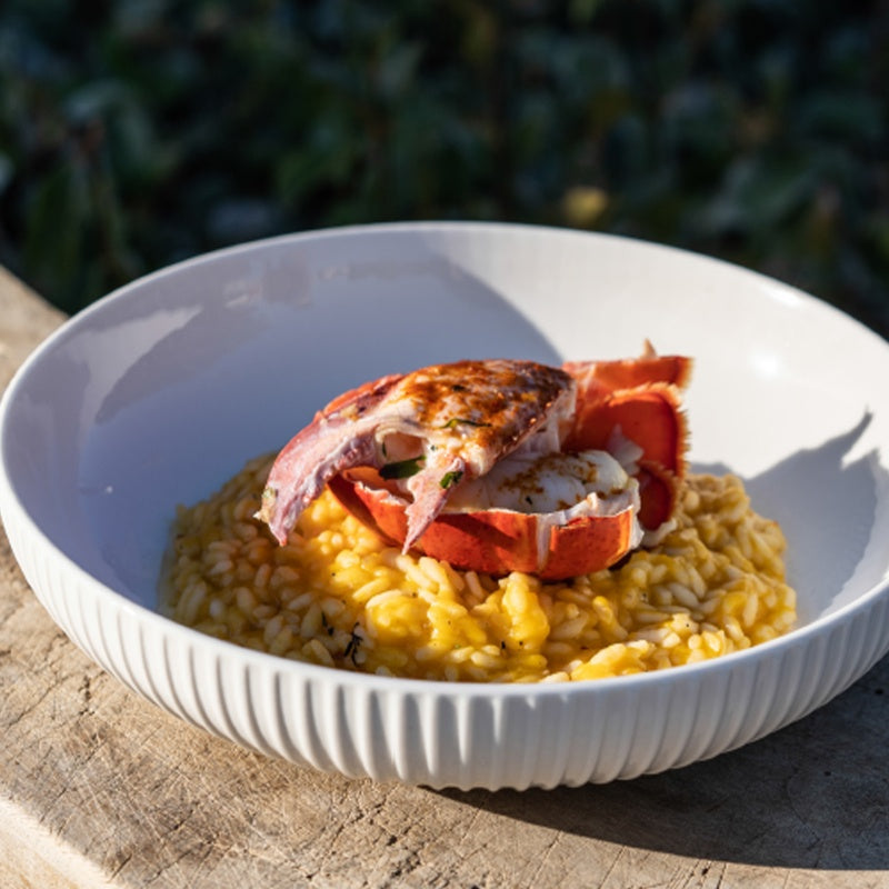 ENS. 4 BOLS PEU PROFONDS TEXTURÉS 24CM