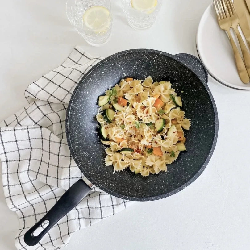 WOK TOUGH PAN 28CM STRAUSS