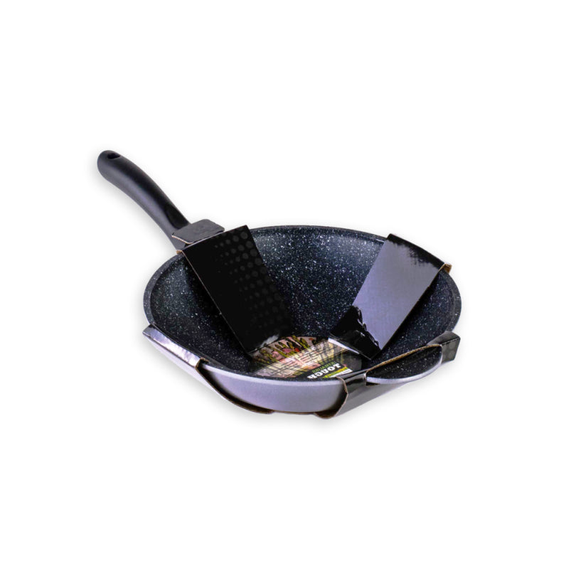 WOK TOUGH PAN 32CM STRAUSS