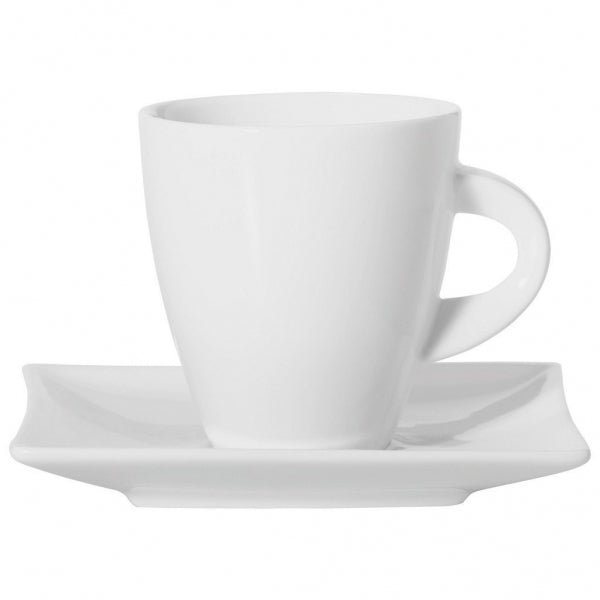 TASSE/SOUCOUPE M&W CARRÉ 150ml