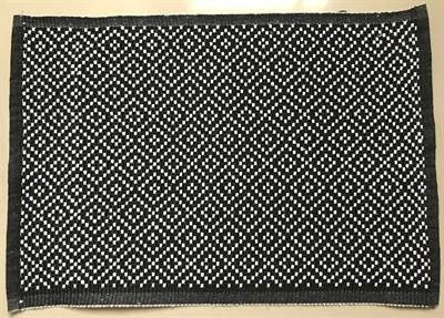 NAPPERON 13X19 DIAMAND NOIR