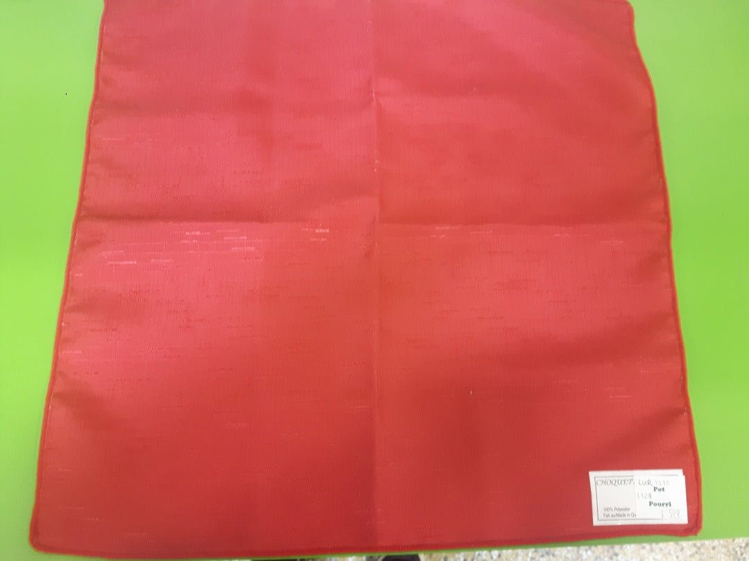 SERVIETTE TABLE 16X16 VALENCIA ROUGE