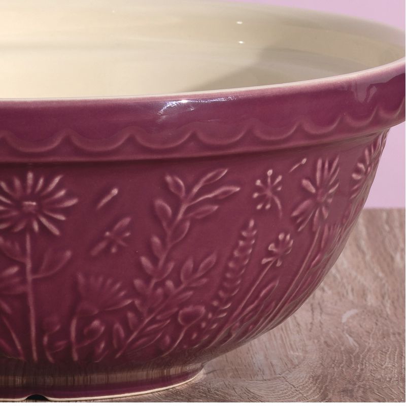 BOL À MÉLANGER EN CÉRAMIQUE DE 2.7 L PRUNE