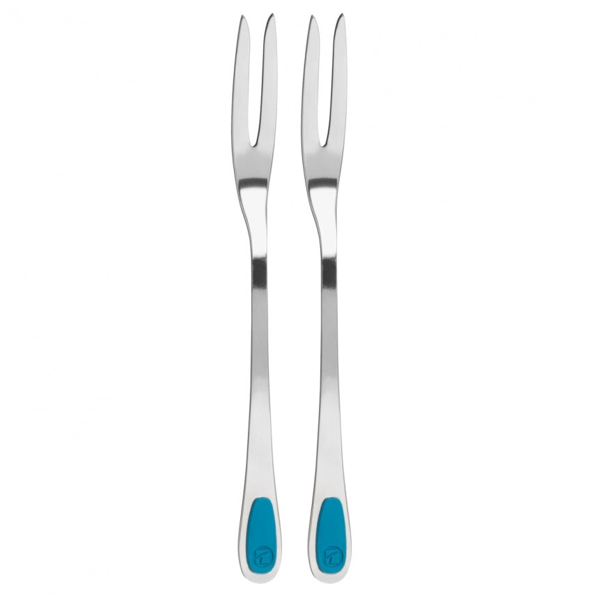 ENS, 2 FOURCHETTES FRUITS DE MER BLEUE