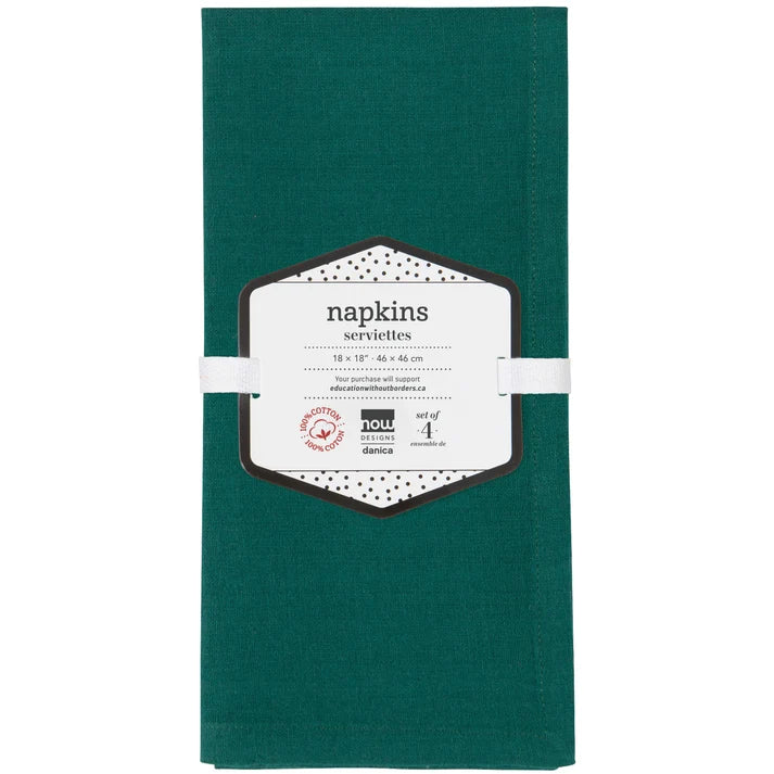 PQT 4 SERVIETTES SPECTRUM VERT ÉPICÉA