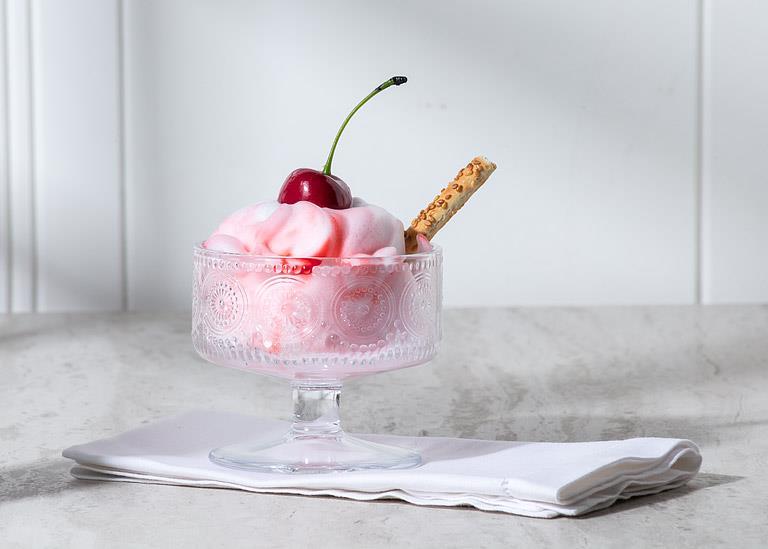 COUPE À DESSERT EN VERRE VINTAGE
