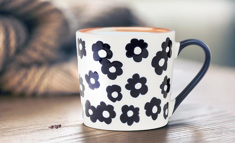 TASSE FLEURS GRAPHIQUE 13 OZ