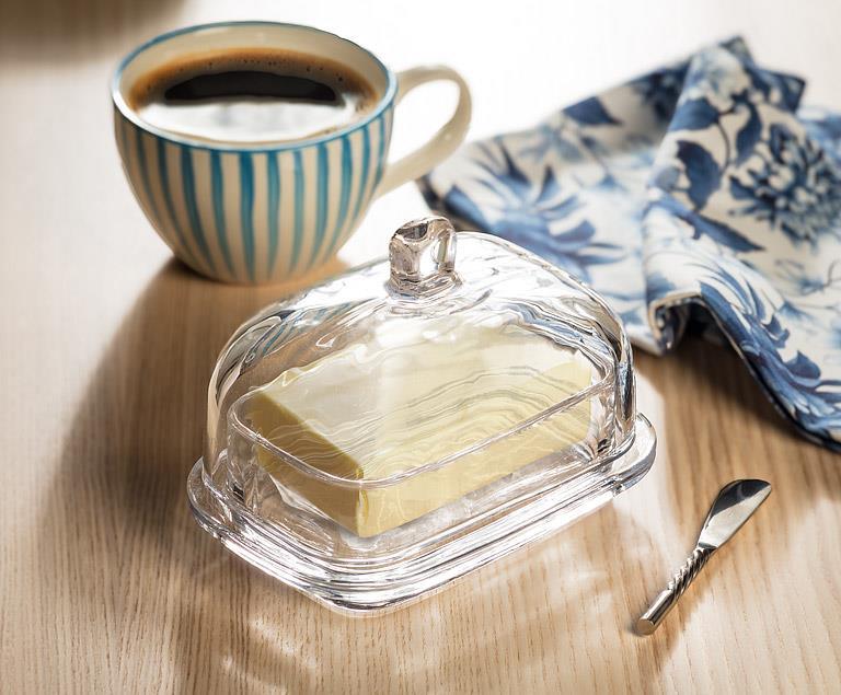 BEURRIER RECT. VERRE