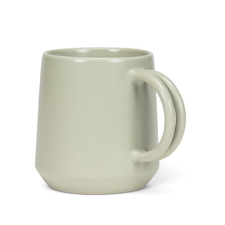 TASSE DOUBLE POIGNÉE SAUGE 12OZ