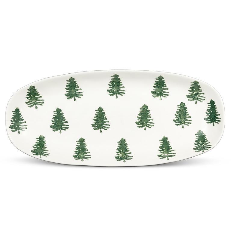 ASSIETTE OVALE ARBRE