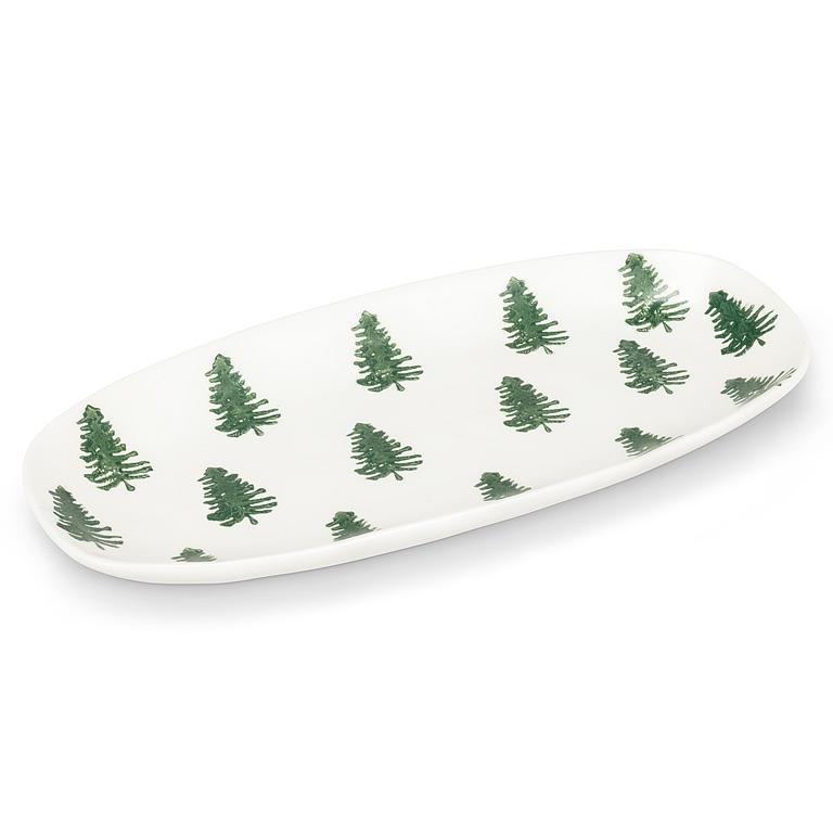 ASSIETTE OVALE ARBRE