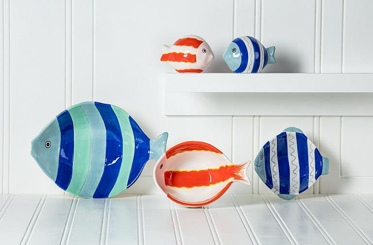 BOL EN FORME DE POISSON 8.5''