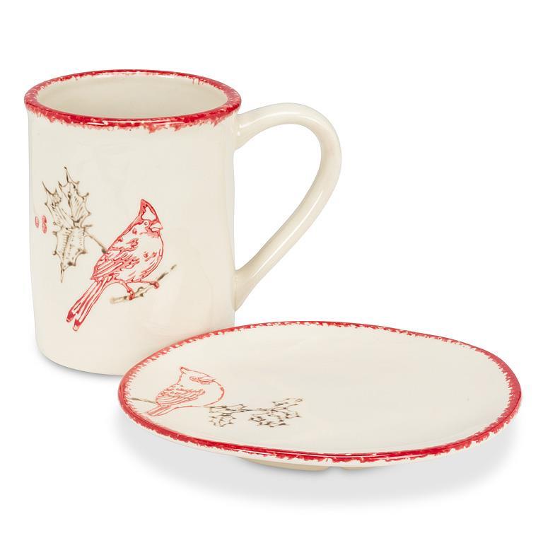 TASSE CARDINAL SUR UNE BRANCHE