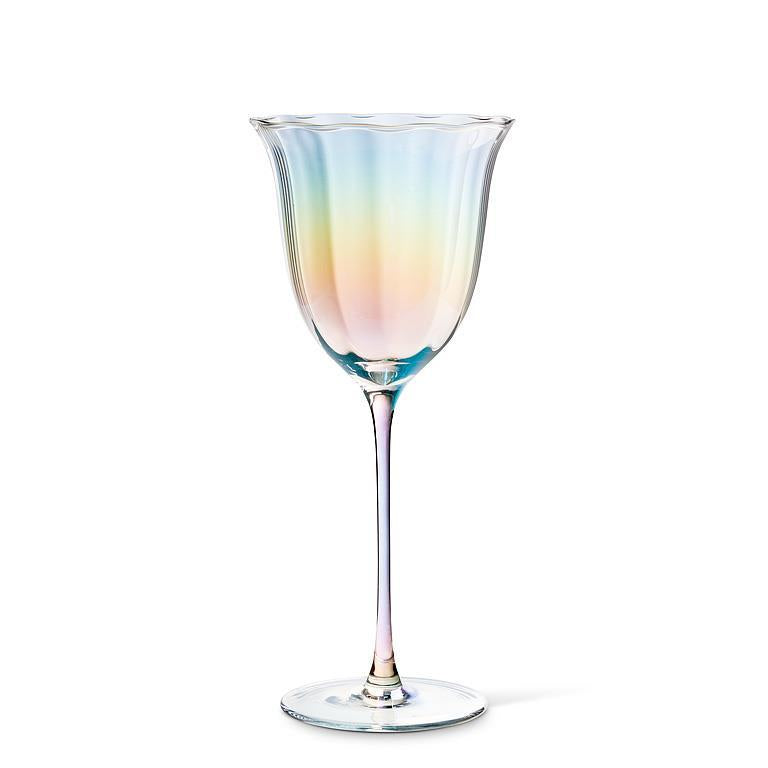 VERRE VIN AVEC PIED TULIPE 11 OZ
